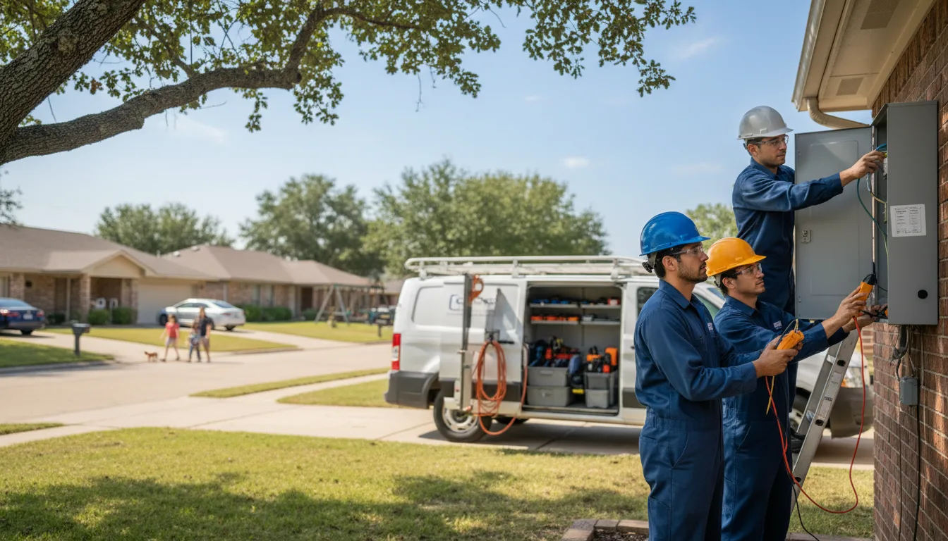 Certified electrician providing emergency electrical services in Hanahan, SC